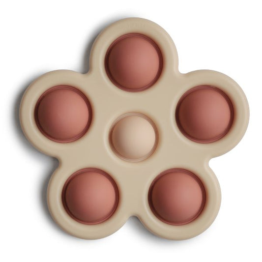 Flower Press Toy - rose/blush/shifting sand