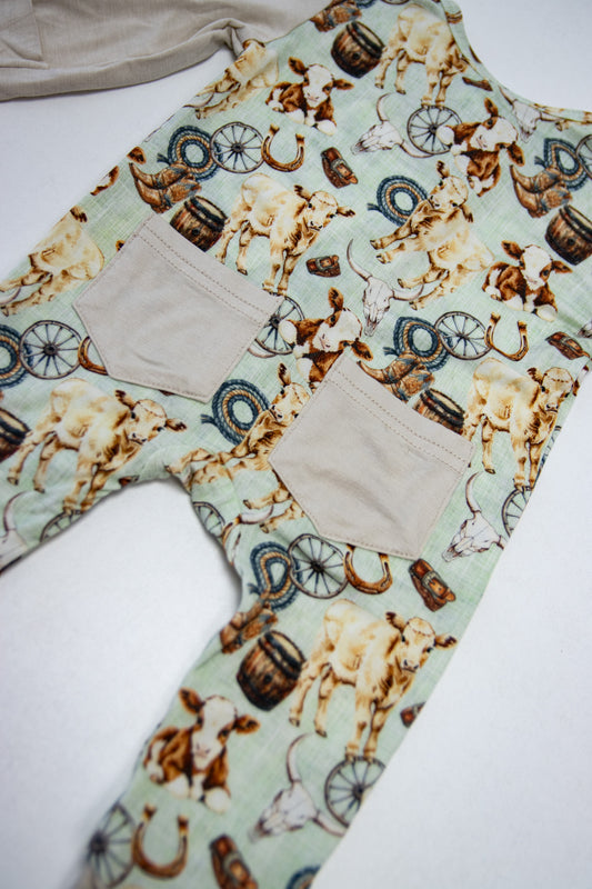 Ryder Reins Footie Romper
