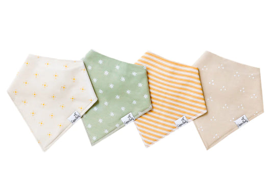 Copper Pearl Bandana Bib Set (4-pack) - Santa Fe