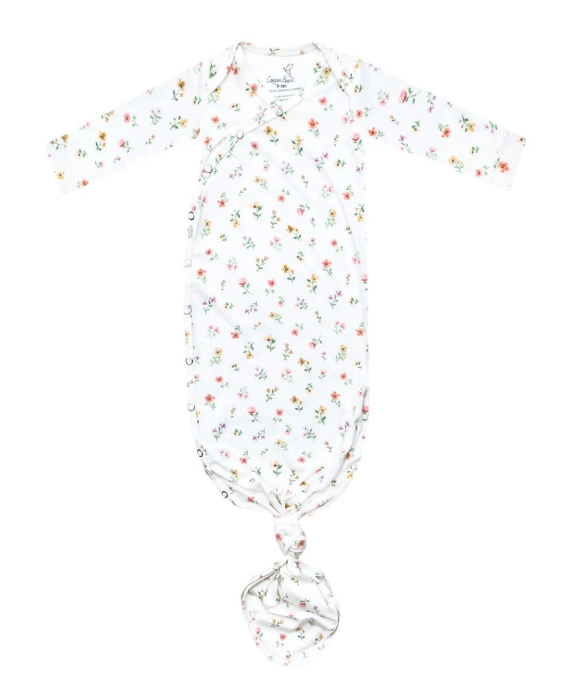 Copper Pearl Knotted Gown - Eloise