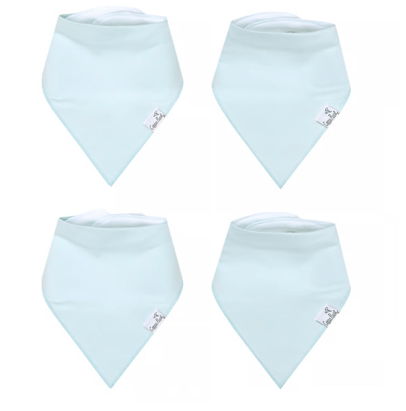 Copper Pearl Bandana Bib Set (4-pack) - Air
