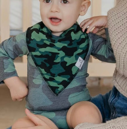 Copper Pearl Bandana Bib Set (4-pack) - Hunter