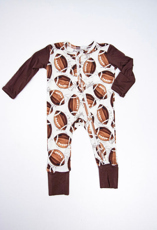Tiny Tackle Footie Romper