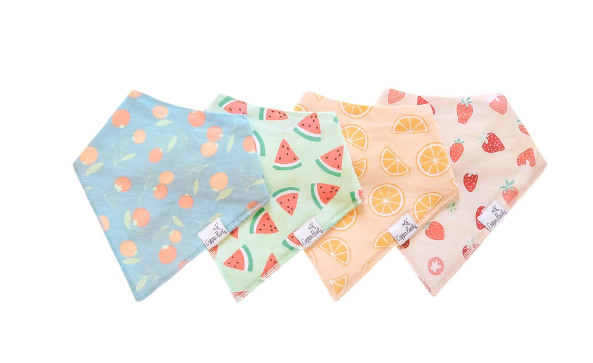 Copper Pearl Bandana Bib Set (4-pack)