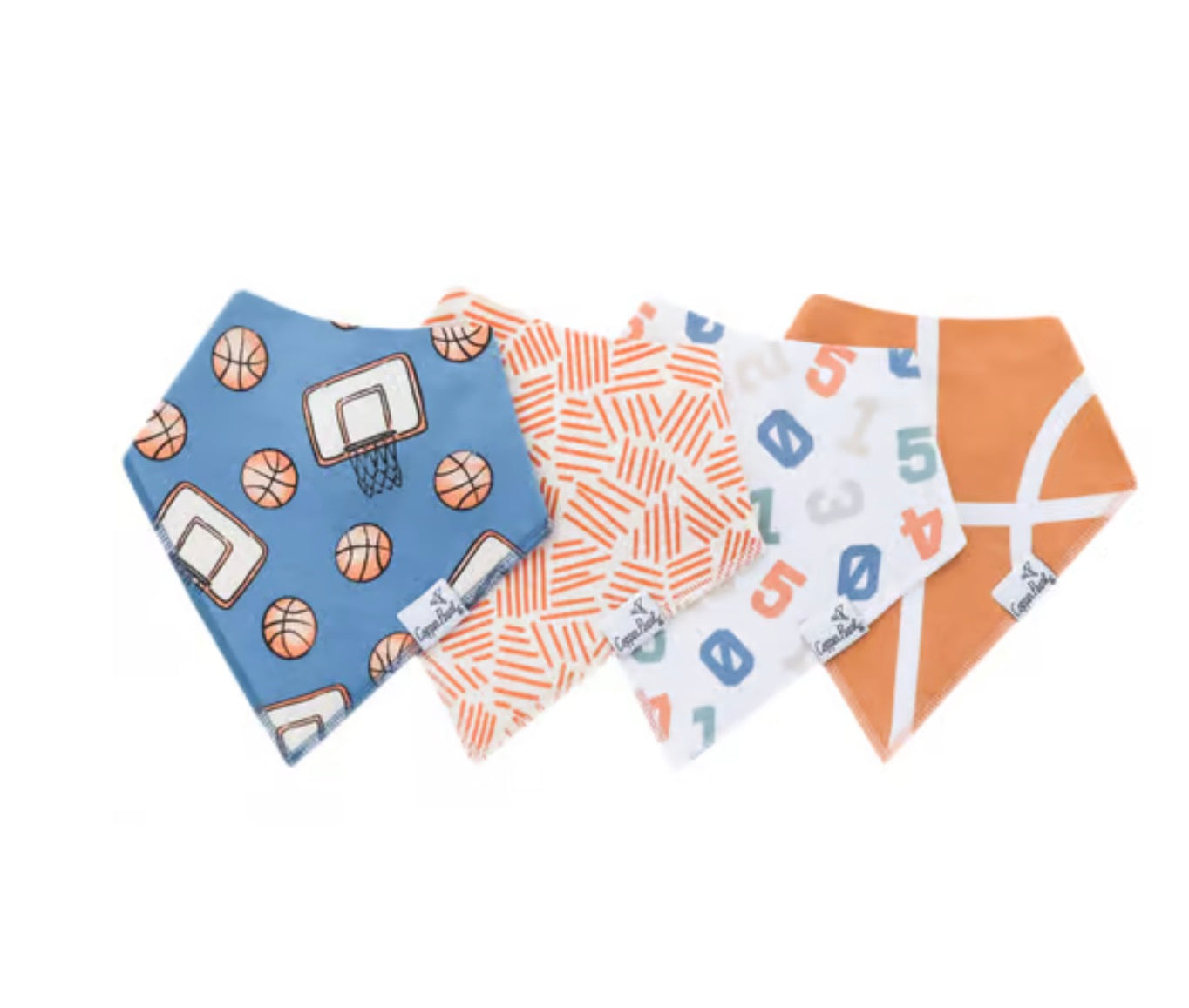 Copper Pearl Bandana Bib Set (4-pack)