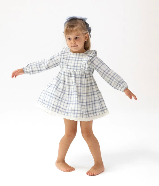 Blue Plaid Dress