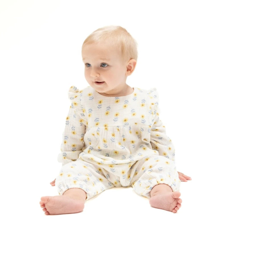 Western Sunflower Romper