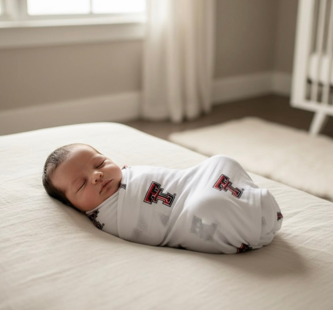 Texas Tech Muslin Swaddle