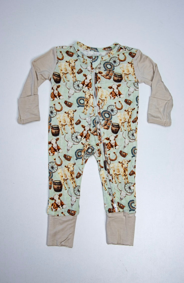 Ryder Reins Footie Romper
