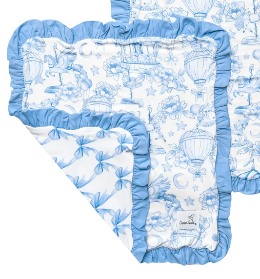 Ruffled Security Blanket - Vintage Carnival
