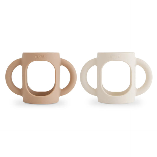Silicone Bottle Handles - Natural/Shifting Sand