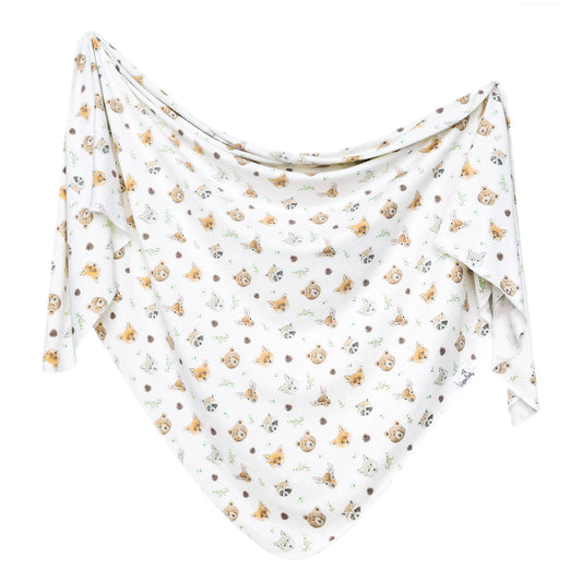 Copper Pearl Knit Swaddle Blanket - Wilder