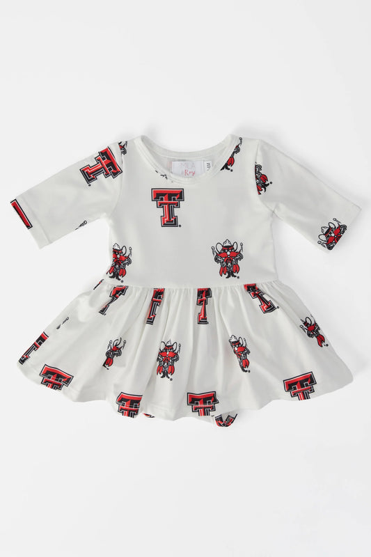 Texas Tech White Twirl Bodysuit