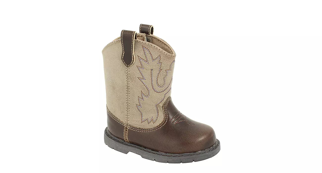 Brown Western Boot - Round Toe