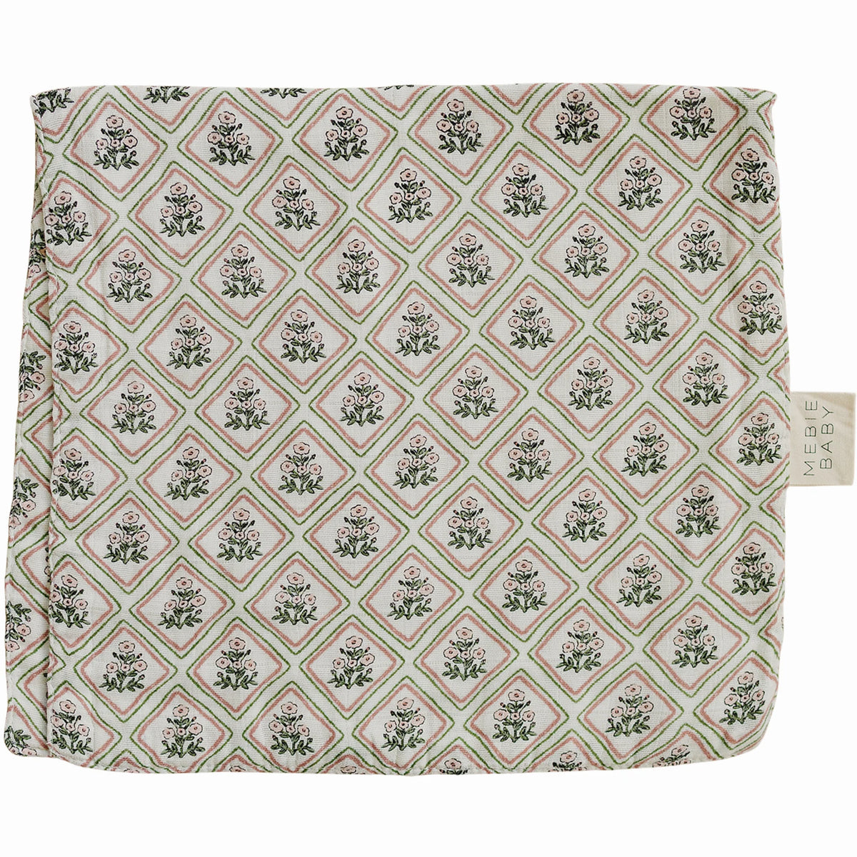 Country Garden Floral Muslin Burp Cloth
