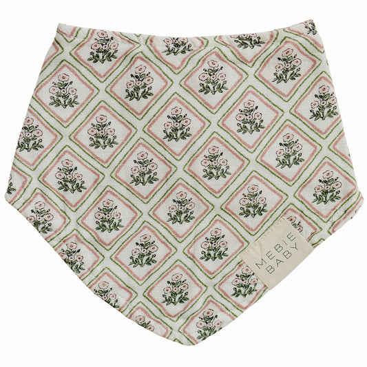 Country Garden Floral Muslin Bib