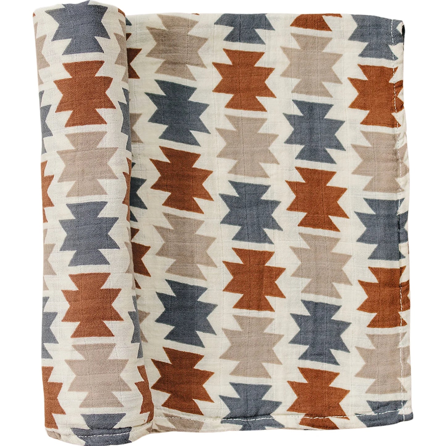 Western Aztec Muslin Swaddle Blanket