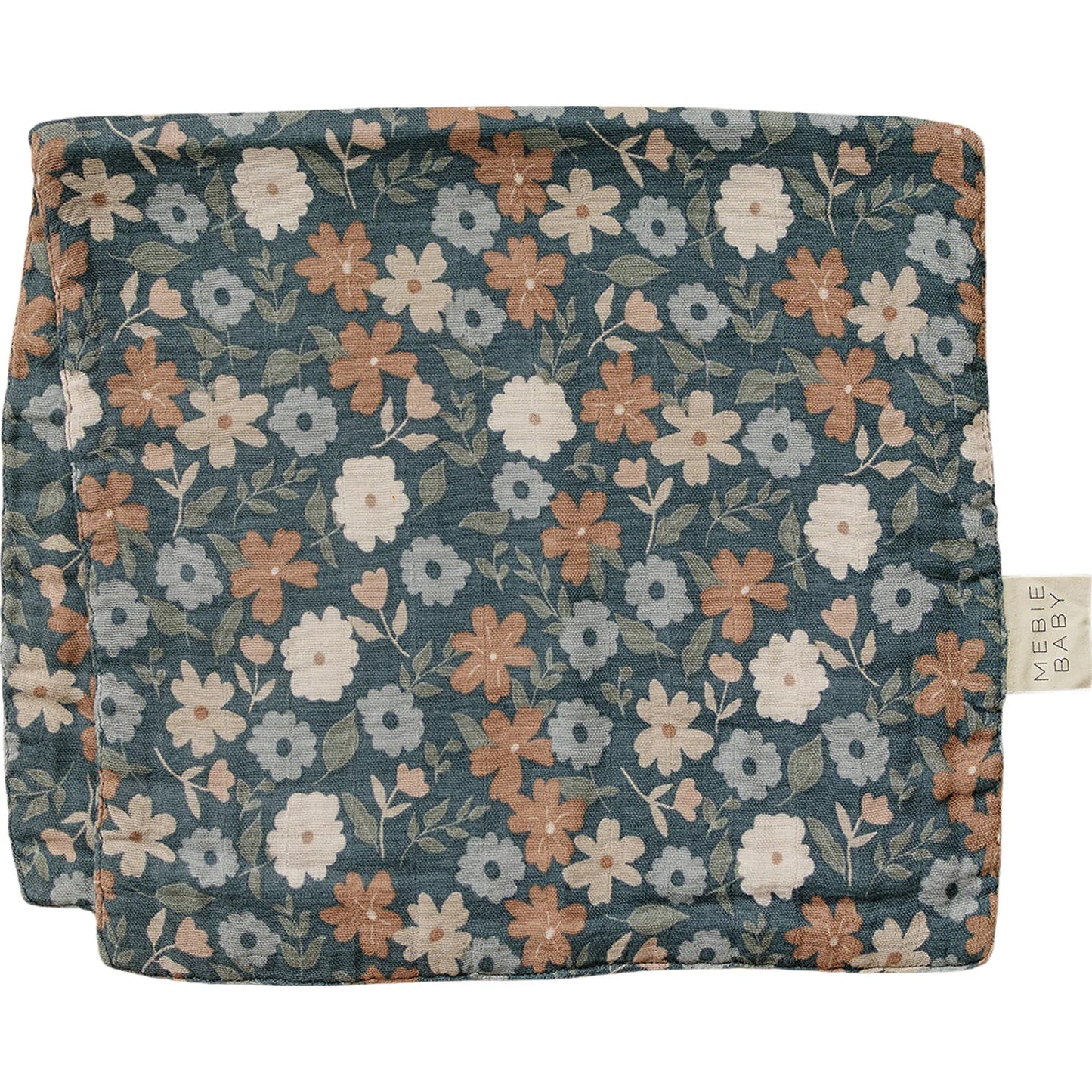 Midnight Floral Burp Cloth