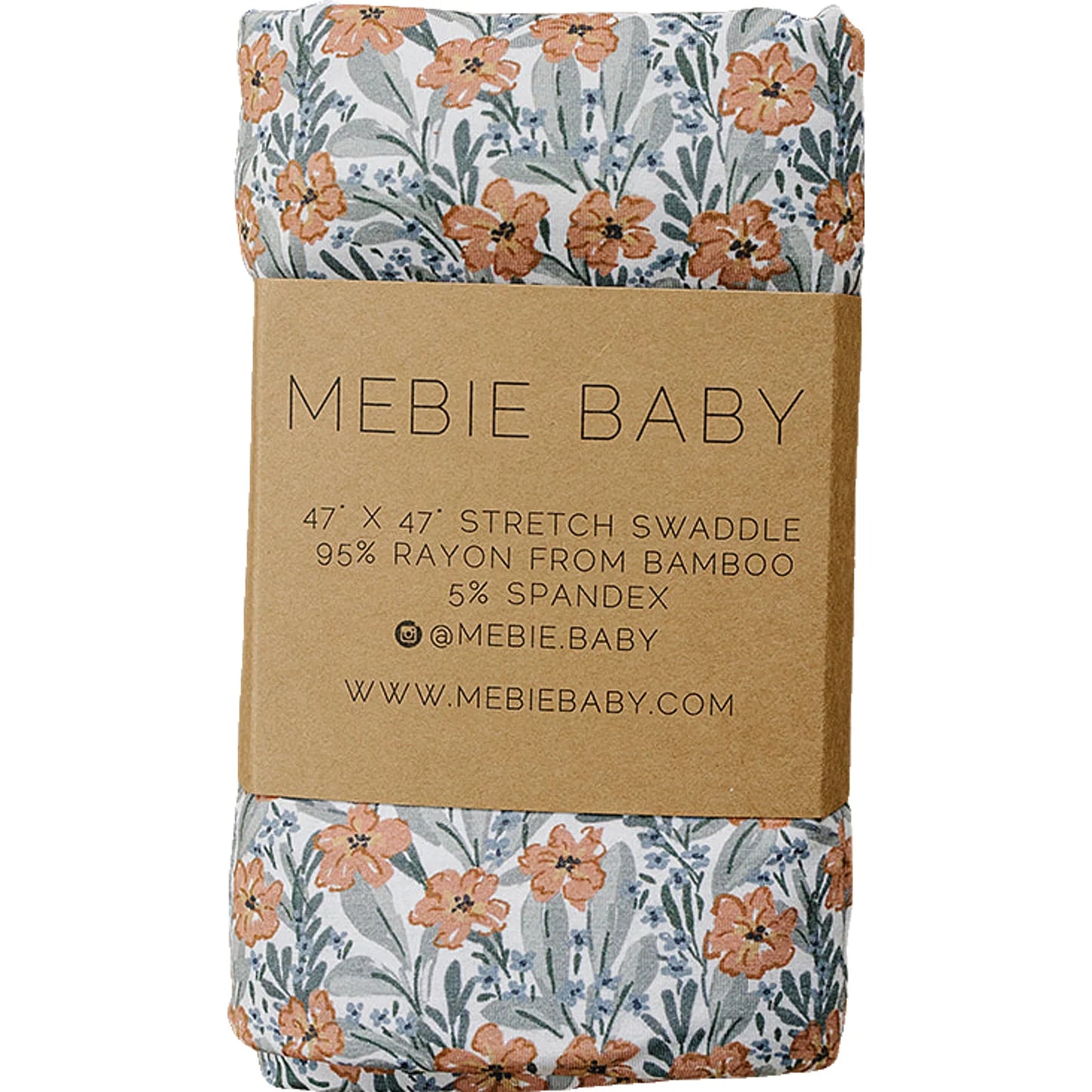 Dainty Meadow Stretch Swaddle Blanket