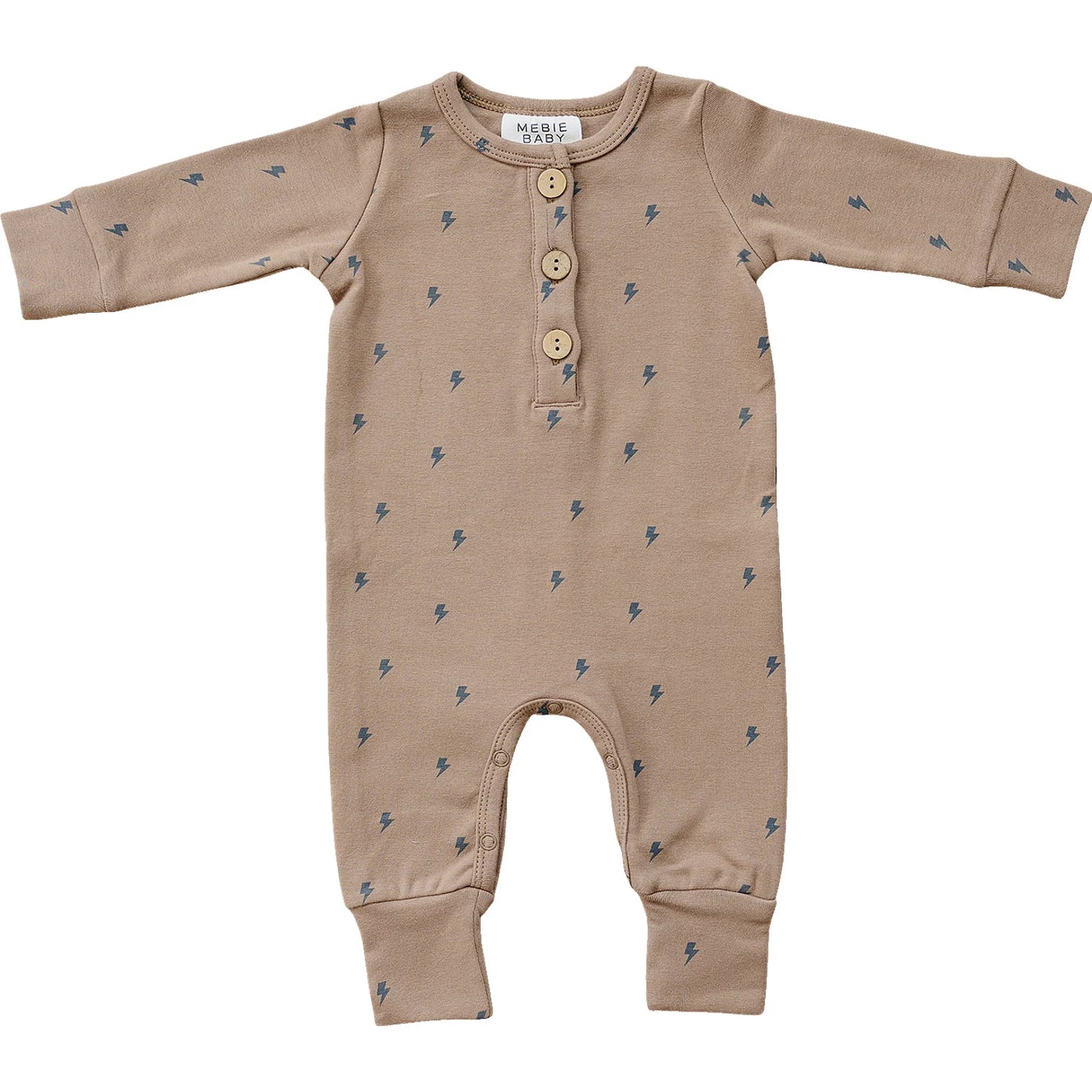 Lightning Bolt Button Romper