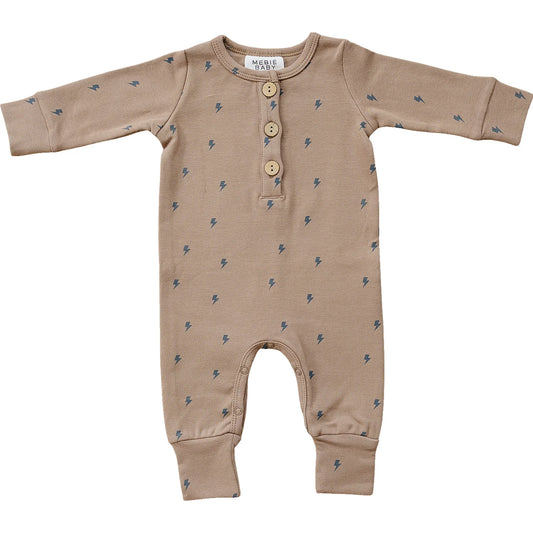 Lightning Bolt Button Romper