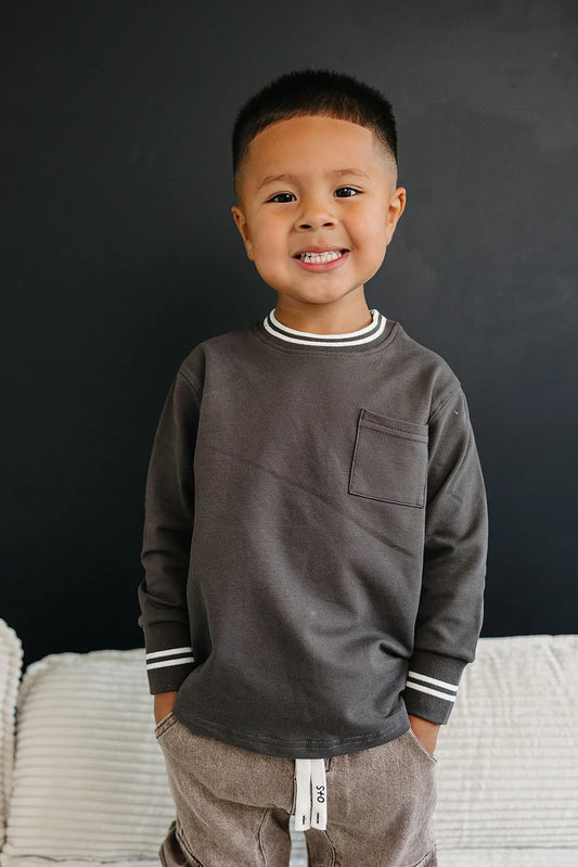Paxton Tee - Charcoal