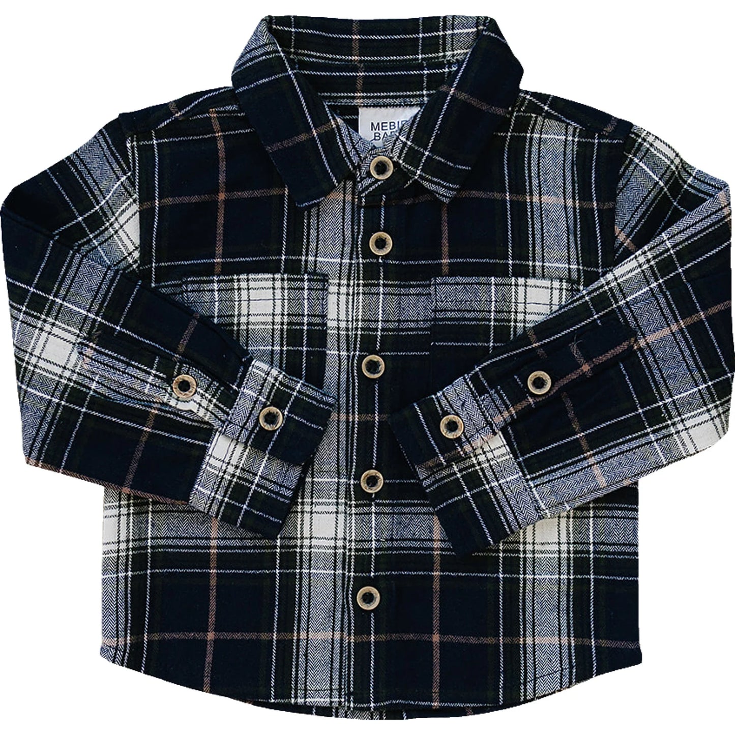 Navy Plaid Shirt