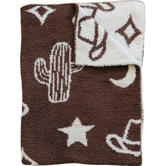 Western Plush Blanket