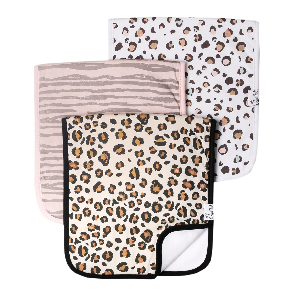 Copper Pearl Burp Cloth Set (3-pack)