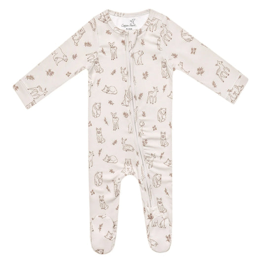 Dylan Zip-up Footie