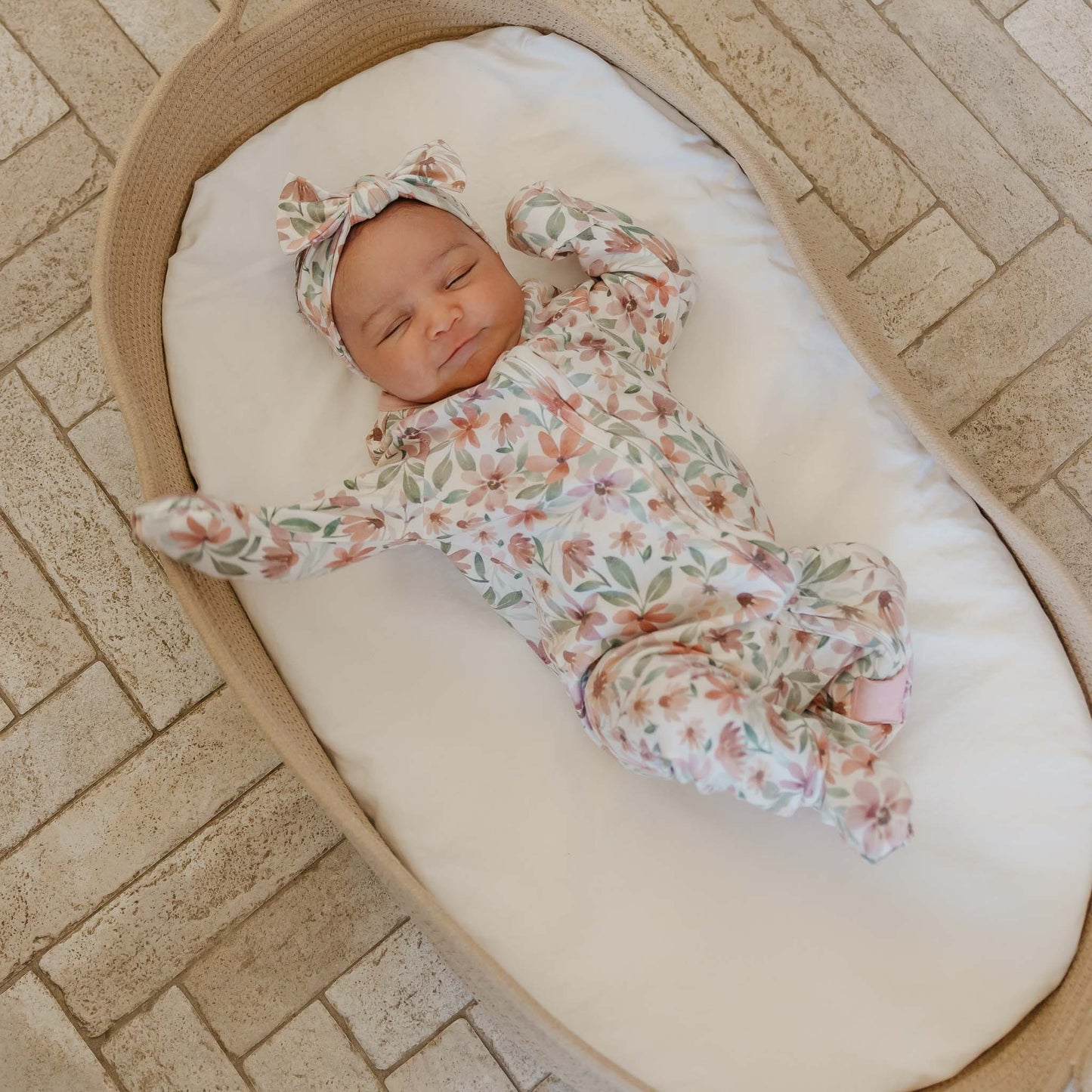 Natalie Zip-up Footie