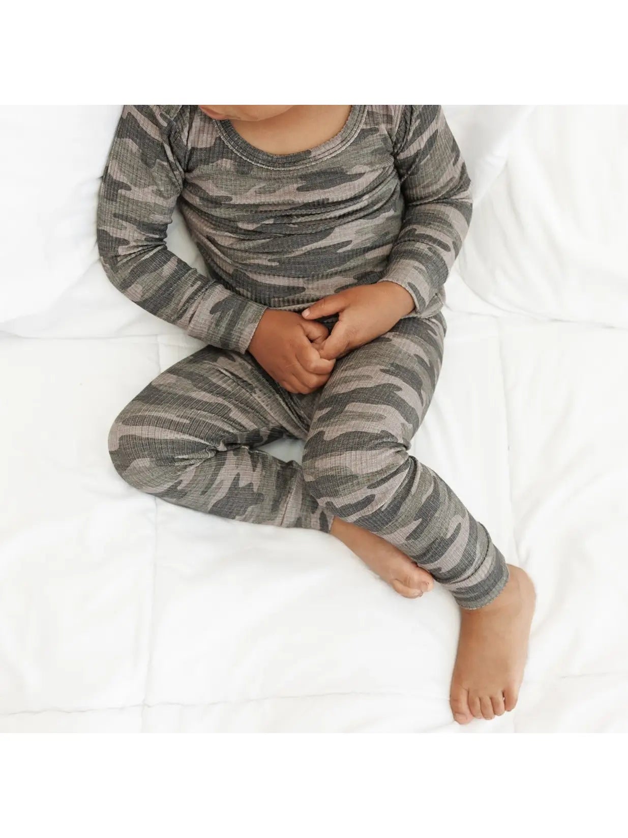 Chris Camo Ribbed Long Sleeve PJs