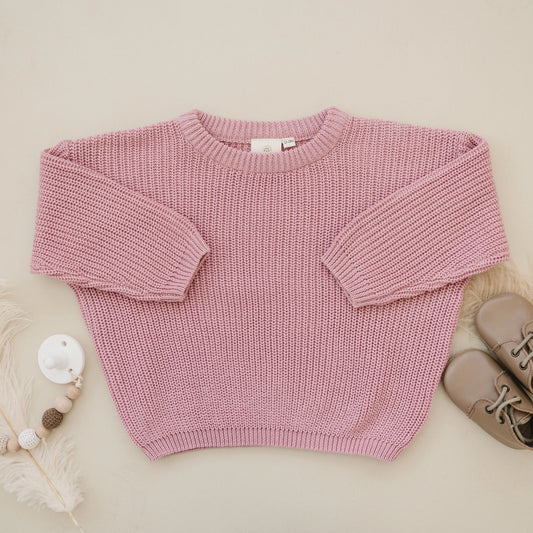 Pink Oversized Sweater