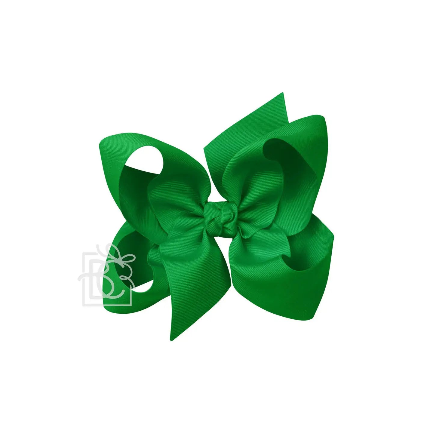 6.5" Emerald Grosgrain Bow