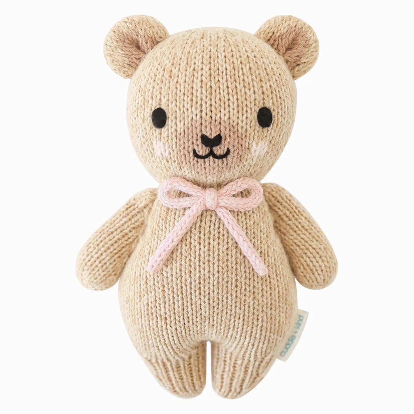 Baby Honey Bear - Blush Bow