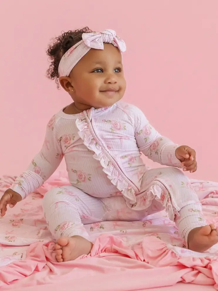 Bloom & Bow Ruffle Romper