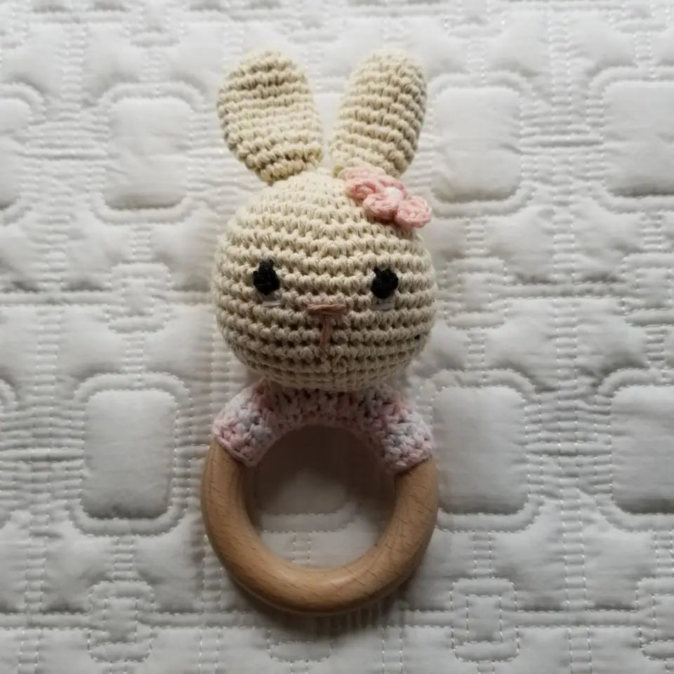 Bunny Crochet Rattle