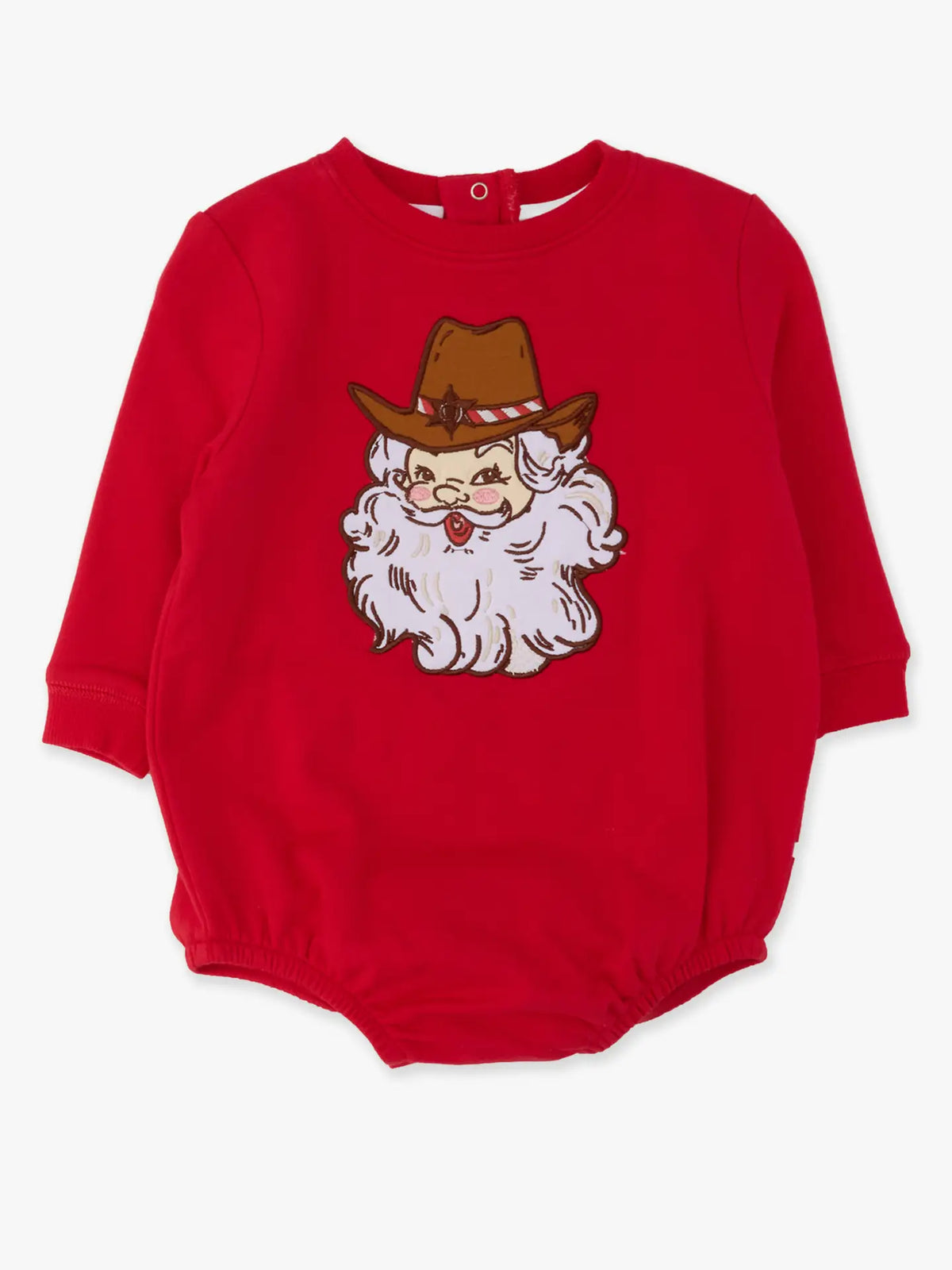 Giddy Up Santa Bubble Romper