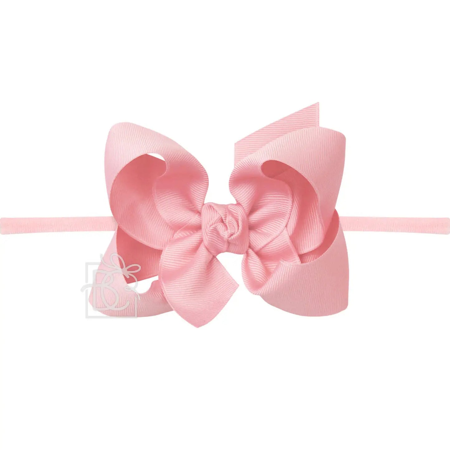 4.5" Headband w/Bow - Pink