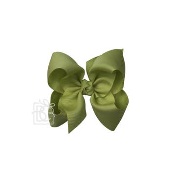 5.5" Moss Grosgrain Bow