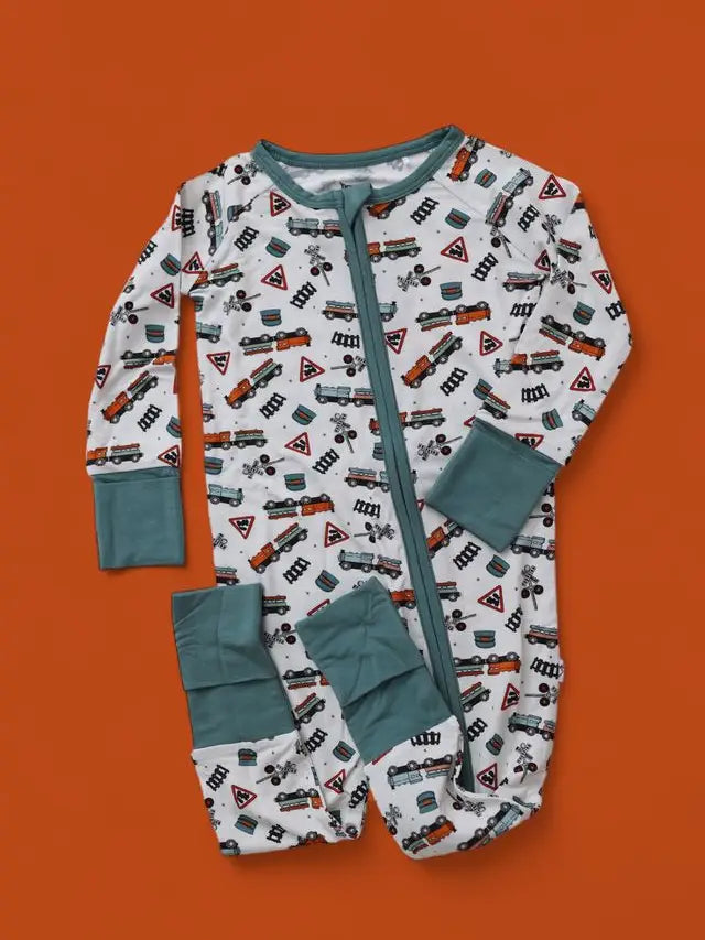 All Aboard Romper