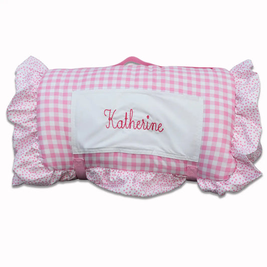 Nap Mat - Pink Gingham