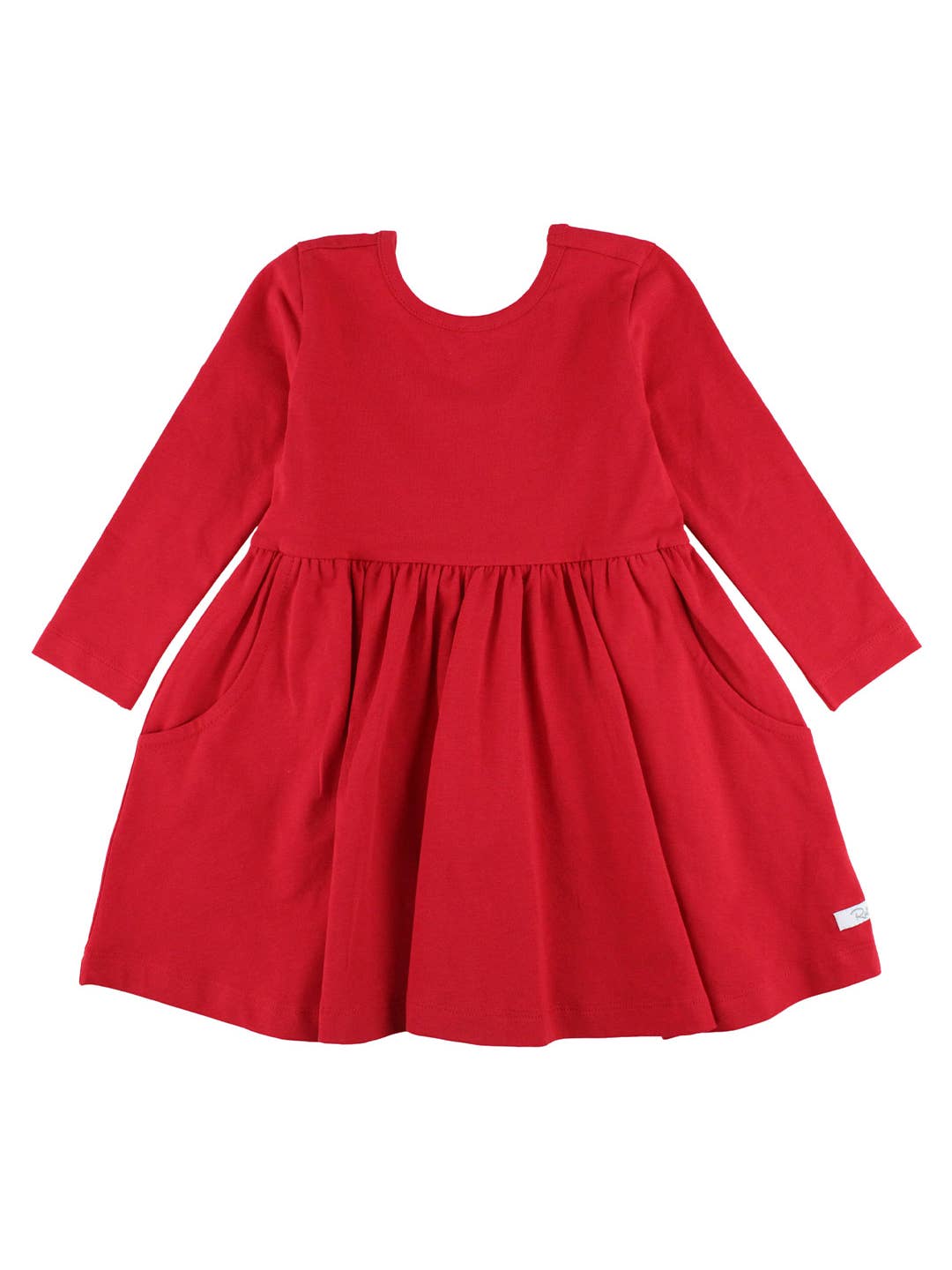 Red Knit Twirl Dress