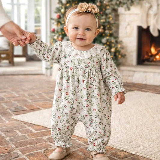 Holiday Berry Romper