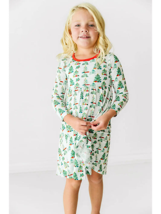 Christmas Forest Swing Dress