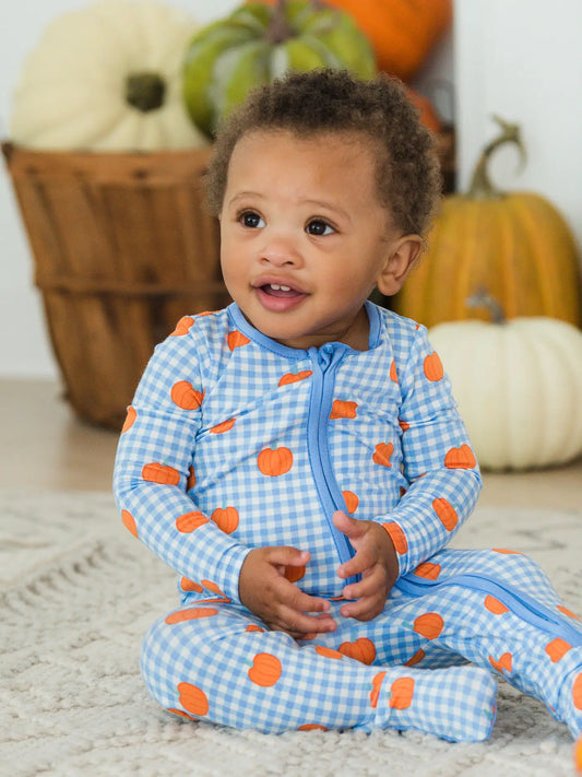 SoftSnooze Pumpkin Patch Footie