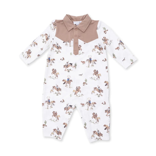 Horse Wrangler Cowboy Romper