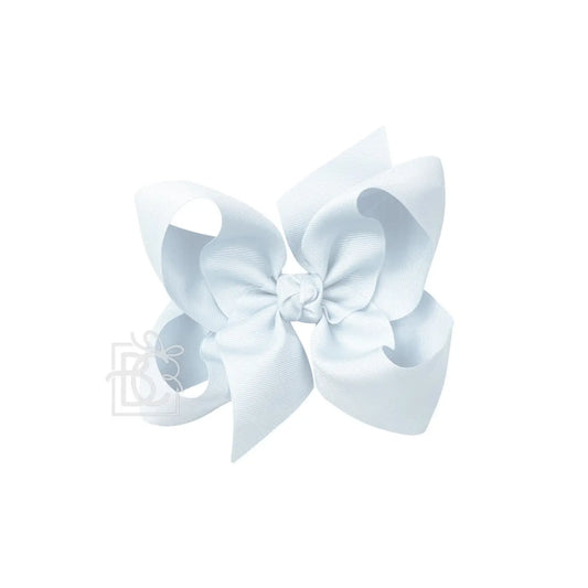 6.5" Powder Blue Grosgrain Bow