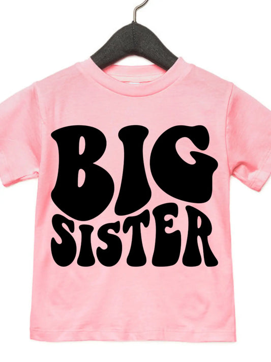 Big Sister Pink Tee