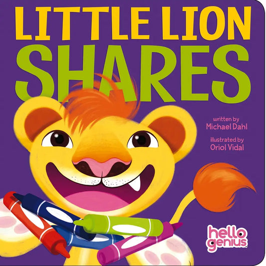 Little Lion Shares Board Book